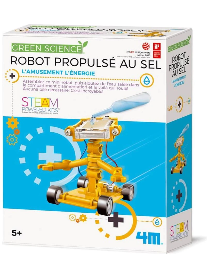 Coffret découverte de la science Robot propulsé au sel N/A