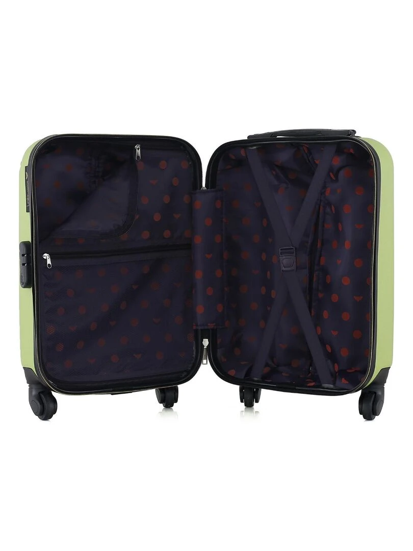 LPB LUGGAGE   VALISE CABINE ABS AMELIE E 4 ROUES 50 CM   Vert