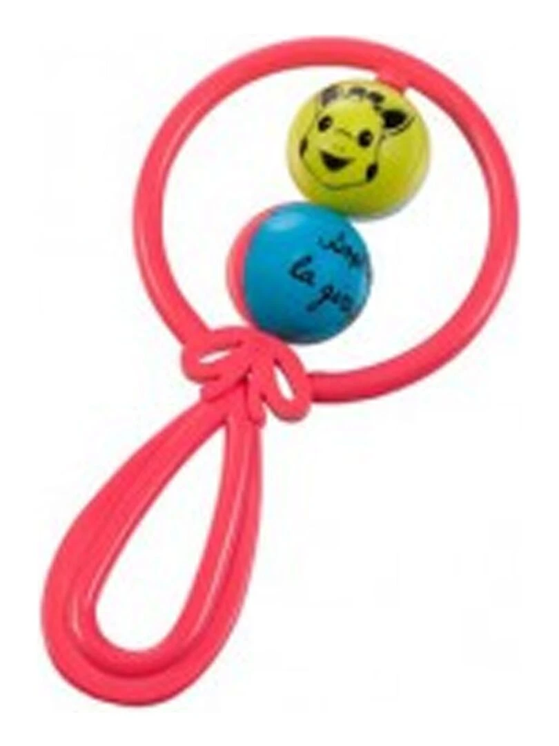 Hochet Sophie la Girafe avec 2 boules : Rose N/A