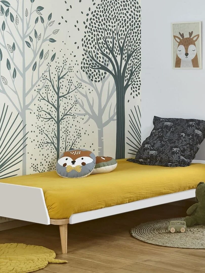 Pack lit avec matelas    AKITEN RETAIL   Blanc Marron