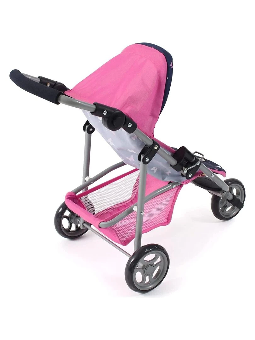 Petite poussette de jogging LOLA Rose et Bleu Papillons   N/A