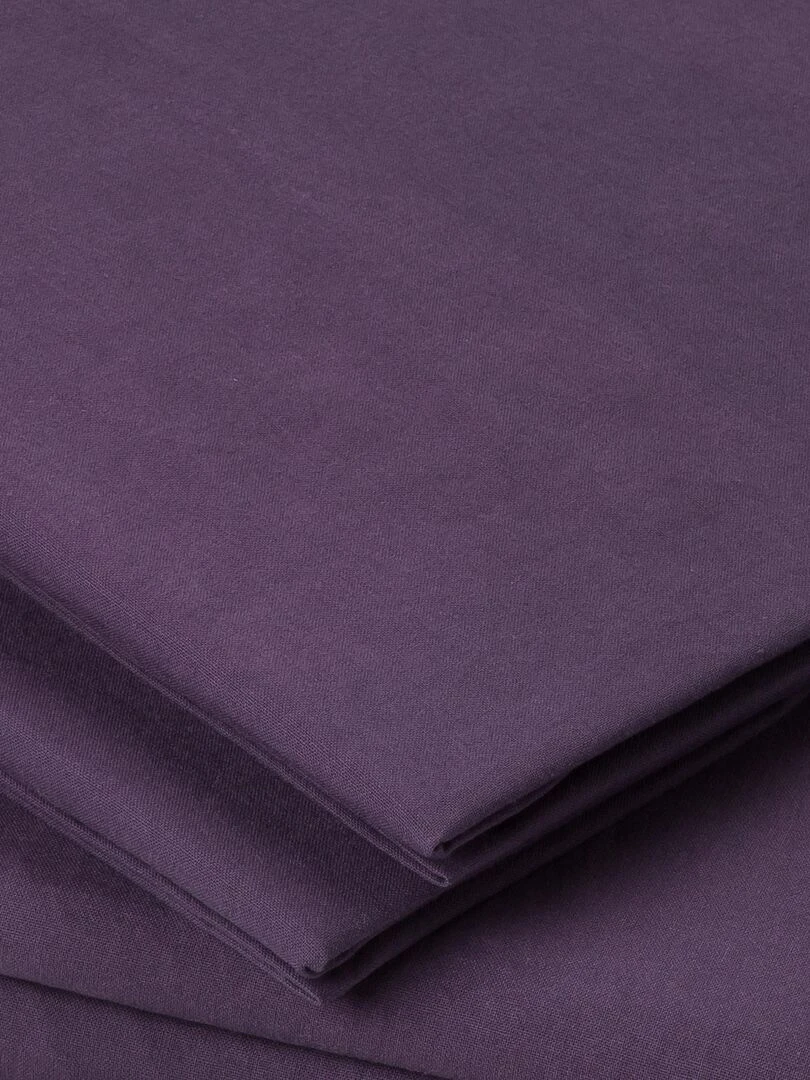 Taie d'oreiller en coton lavé   Parme