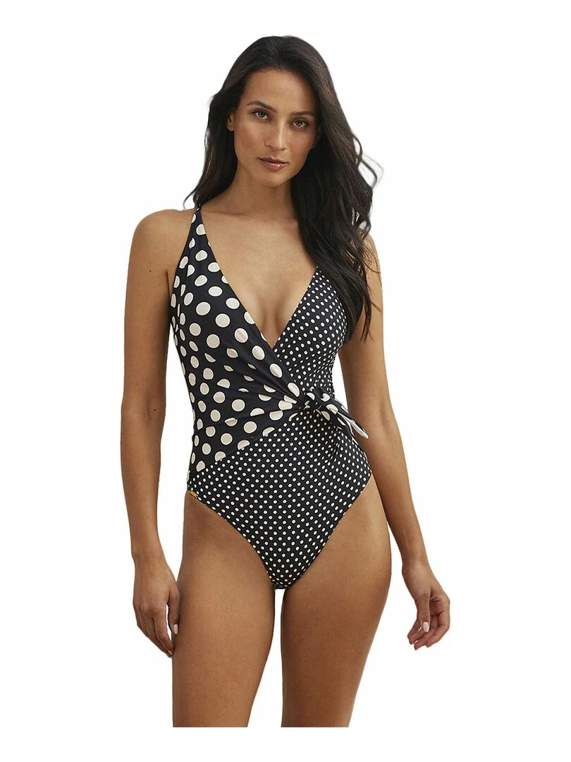 Maillot de bain une pièce triangle préformé multiposition Negroni Noir