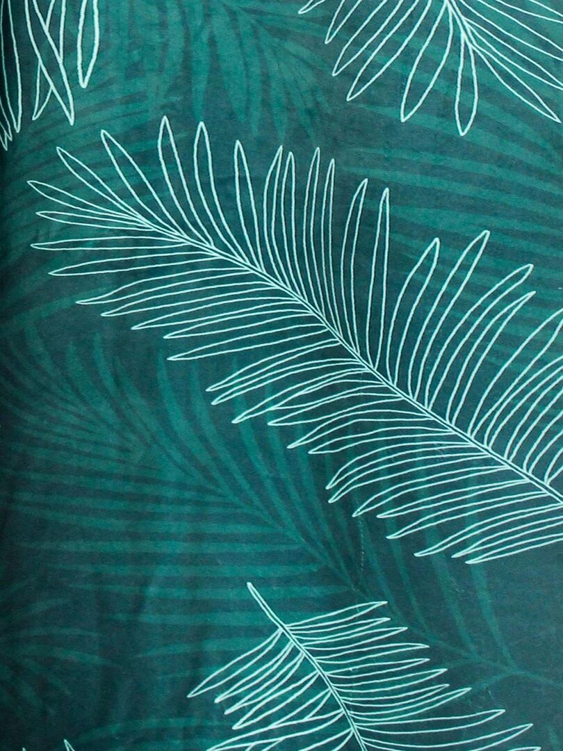 Rideau en velours imprimé Bahamas Vert