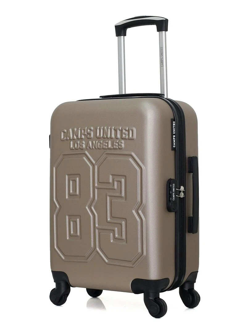CAMPS UNITED VALISE CABINE ABS BERKELEY 4 ROUES 55 CM Beige