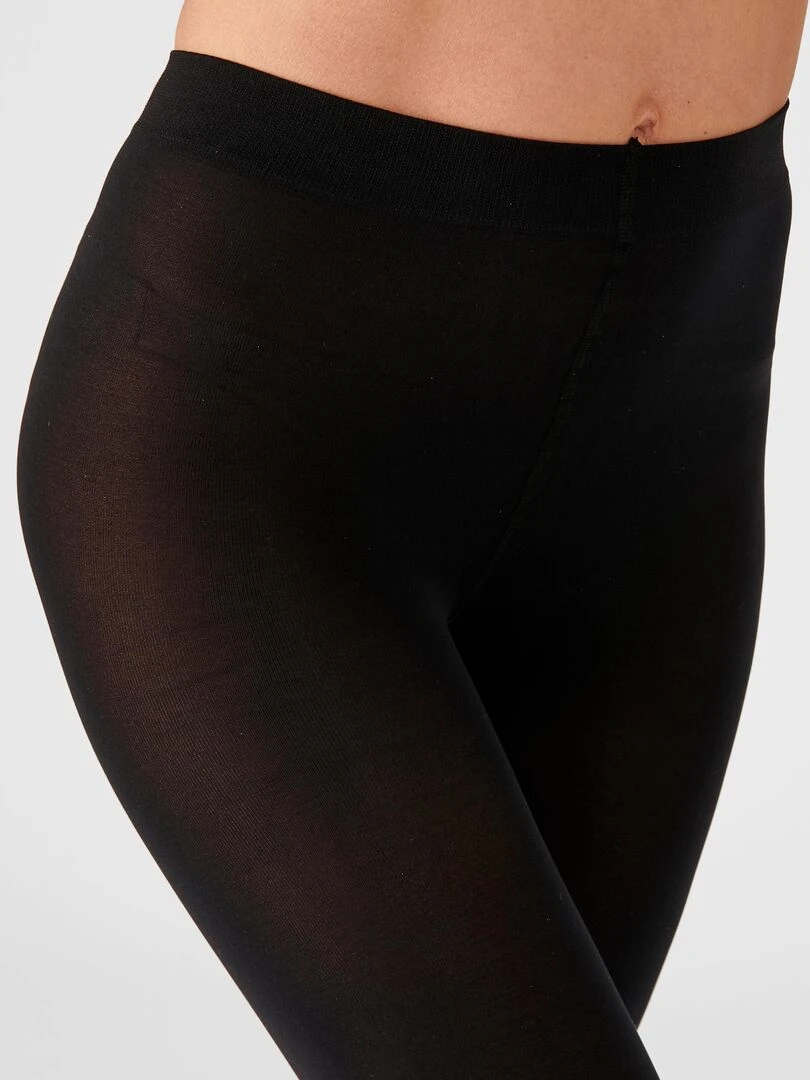 Lot de 2 collants Thermolactyl 100D Damart Noir