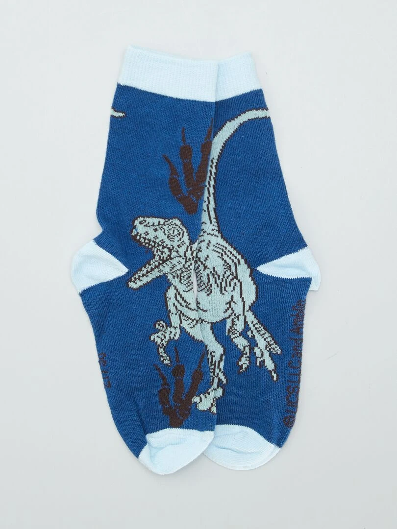 Lot de chaussettes 'Jurassic World'   Bleu