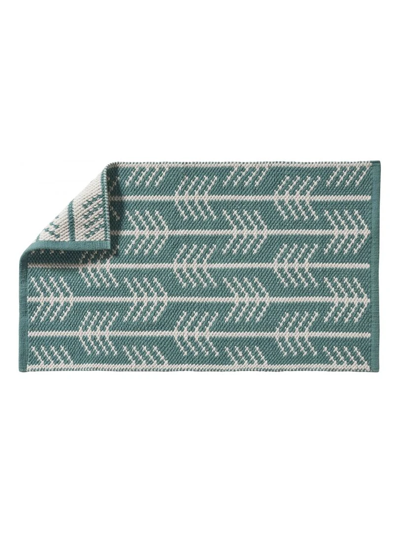 Guy Levasseur Tapis de bain en coton fantaisie vert Vert