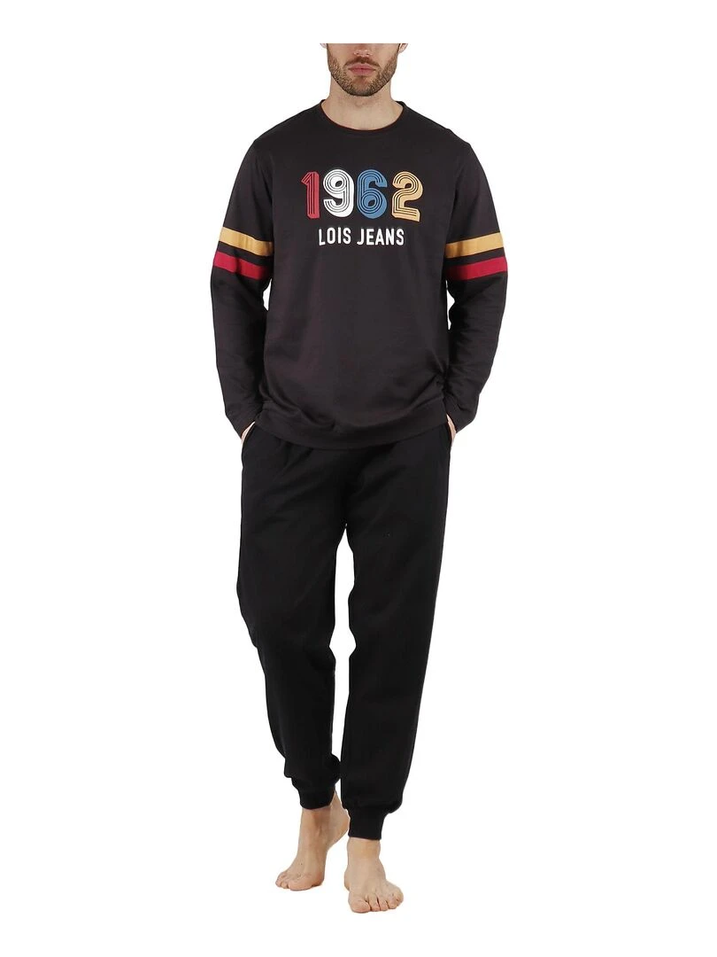 Pyjama pantalon et haut Felpa Mexico Lois Gris
