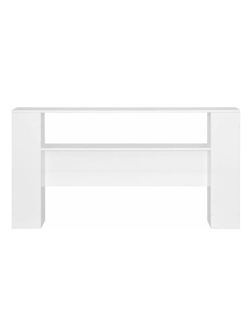 Tête de lit avec rangements Lou   AKITEN RETAIL   Blanc Blanc