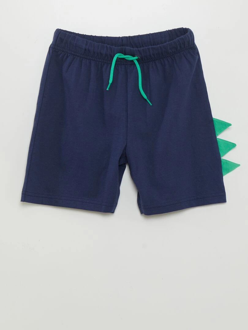 Ensemble pyjama court 'Dinosaures'   2 pièces   Vert