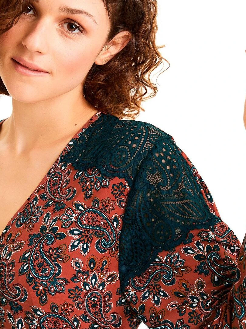 Kimono METRO   Pomm'Poire   Marron