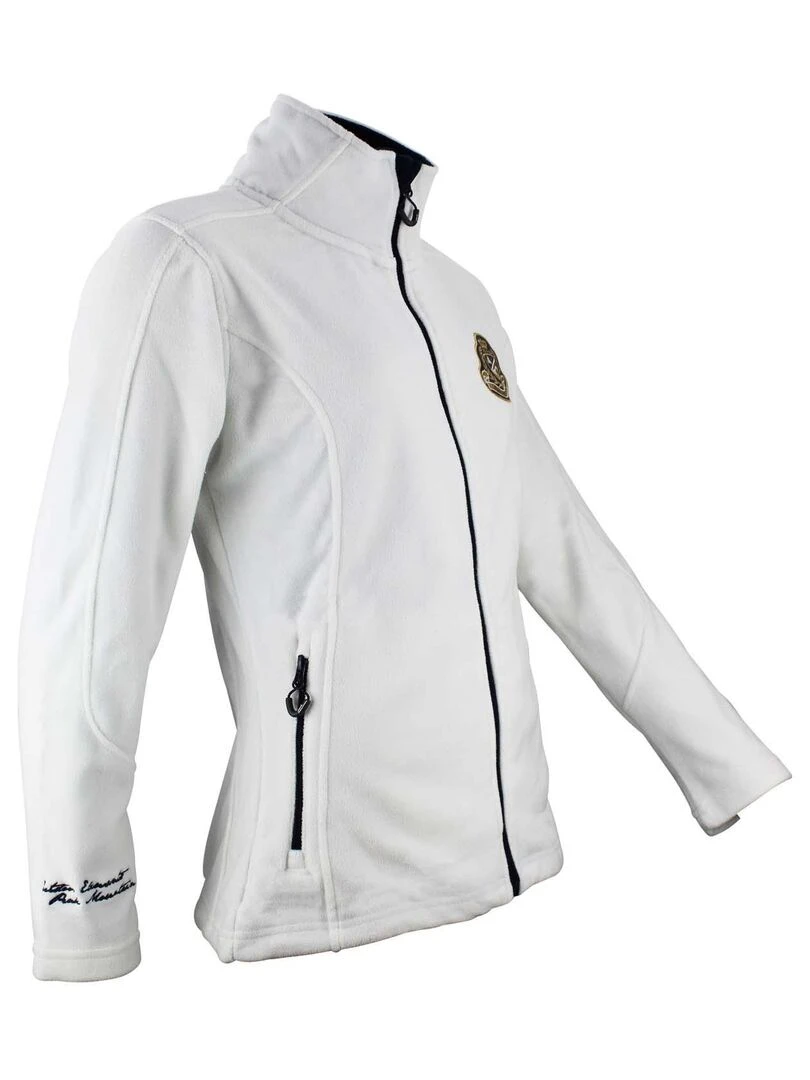 Blouson polaire femme ASAK   Blanc