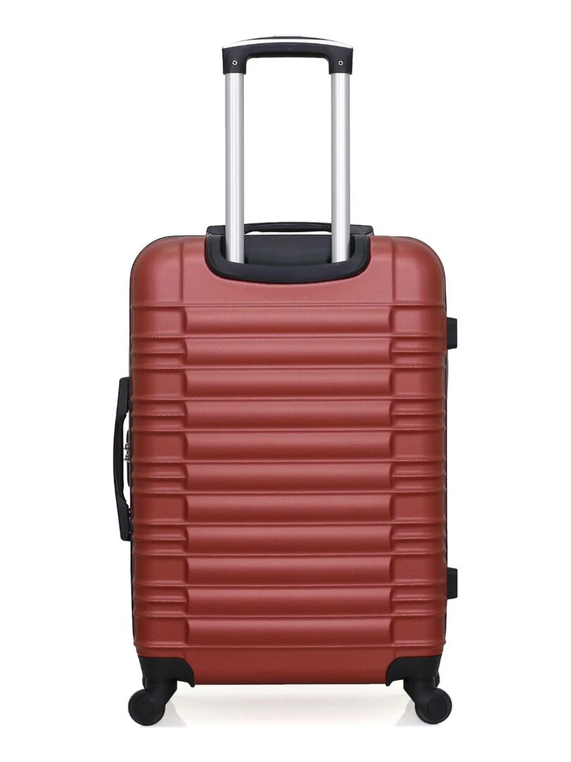 LPB LUGGAGE   VALISE WEEKEND ABS GIULIA 4 ROUES 65 CM   Rouge