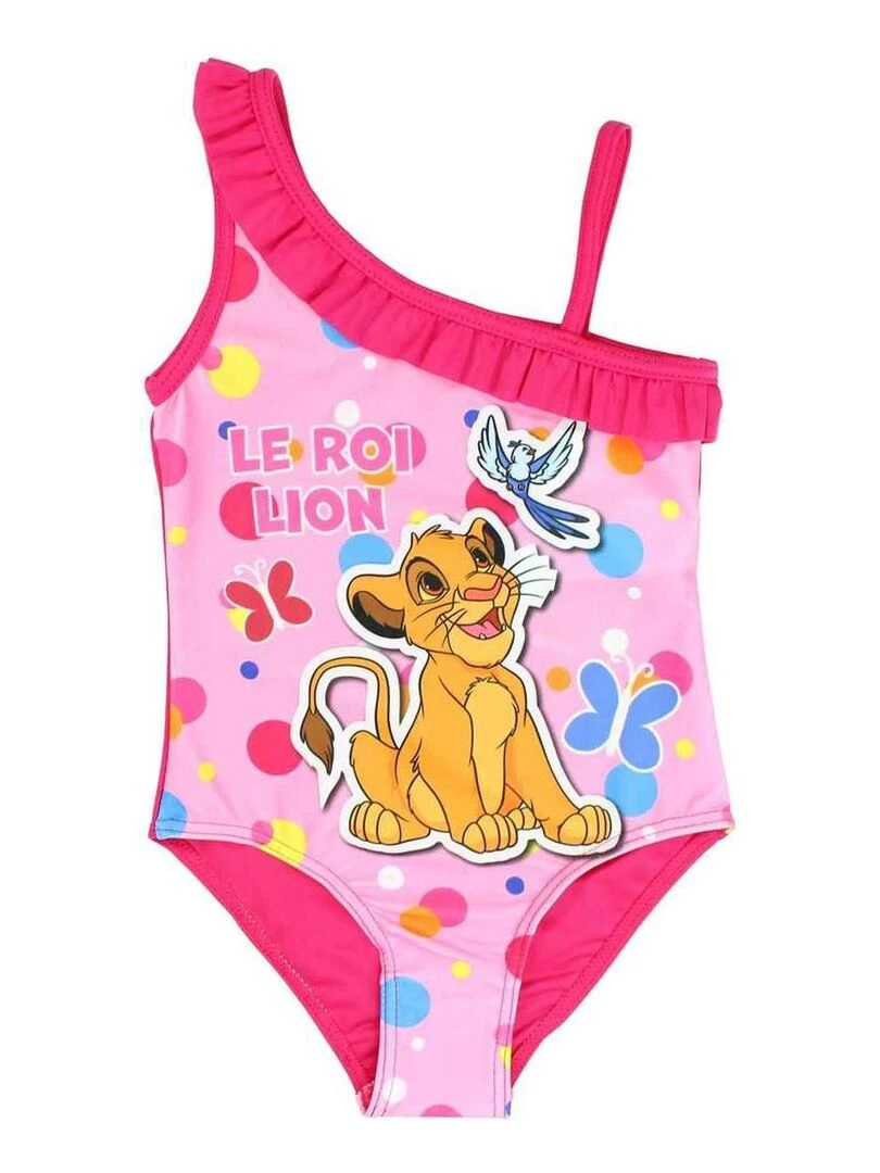 Disney Maillot De Bain fille imprimé Le Roi Lion Rose