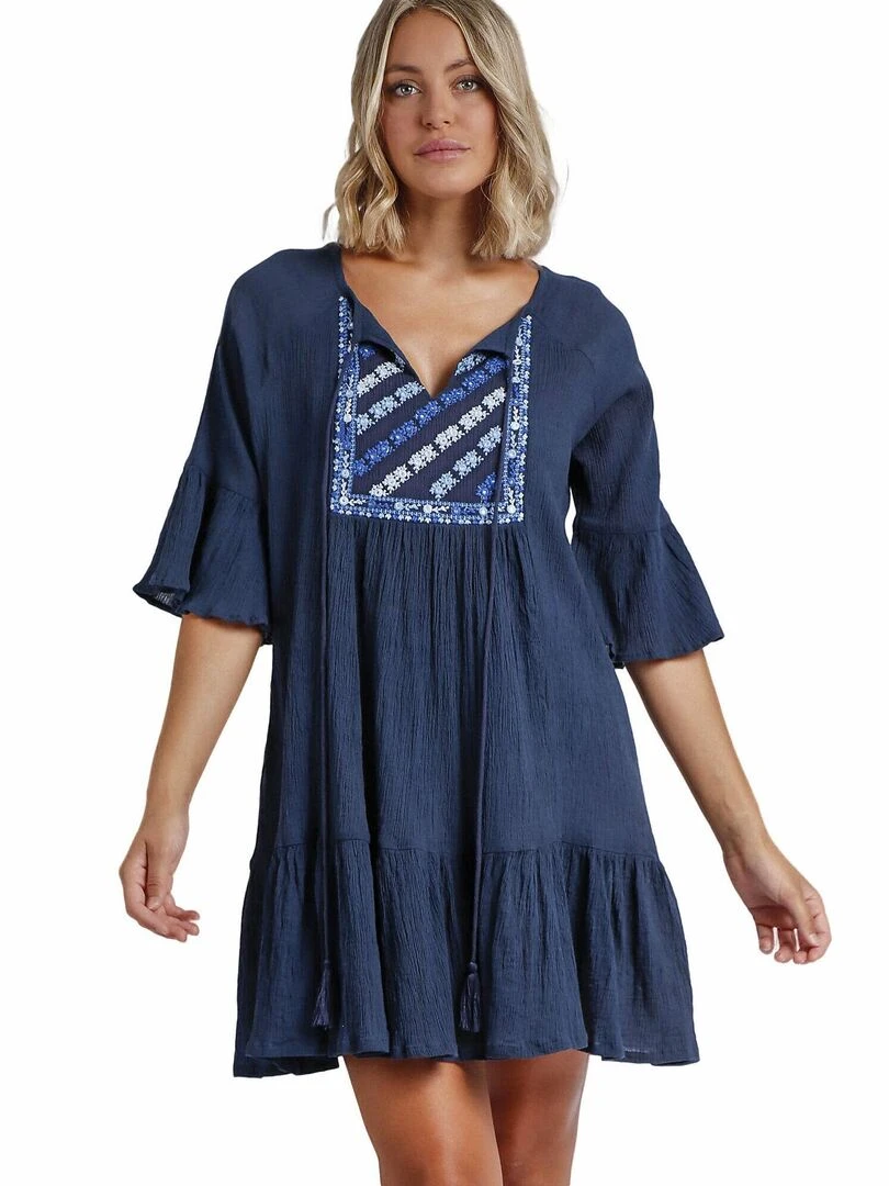 Robe estivale Paradise Bleu