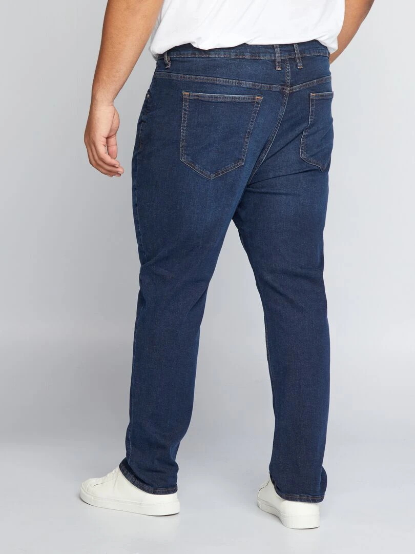 Jean slim à 5 poches   L34   Bleu brut