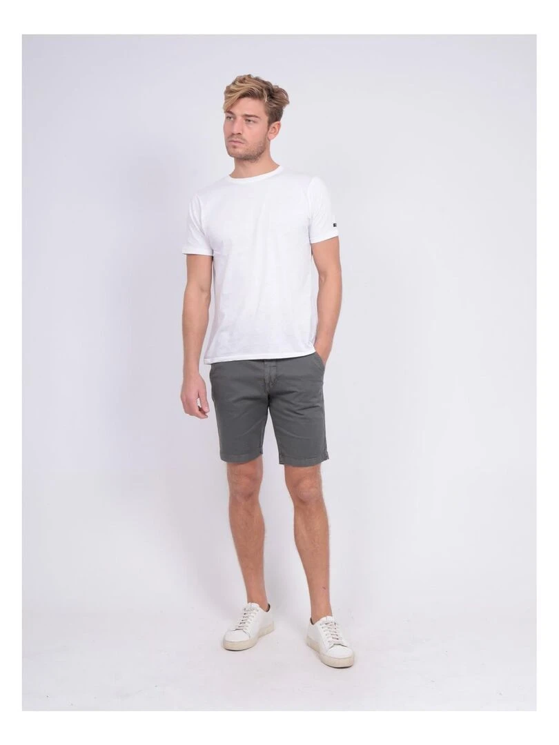 Bermuda chino BIXENTE   Gris foncé