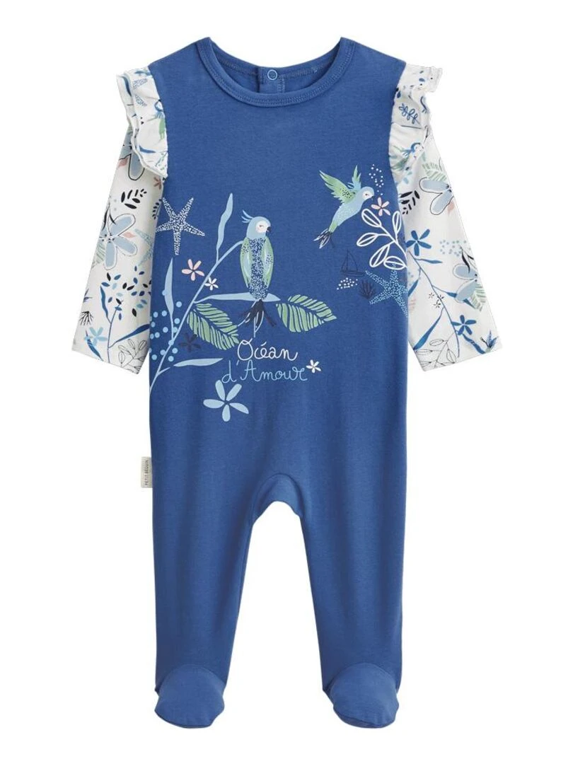 Pyjama bébé Océan d'amour Bleu