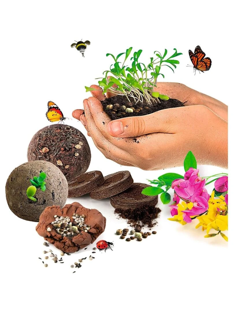 Kit sciences et jeu : Play for future : Bombe de graines N/A