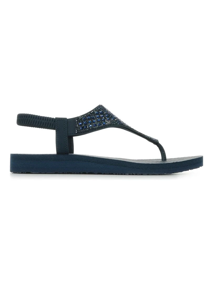 Sandales Skechers Meditation Rockstar Bleu marine