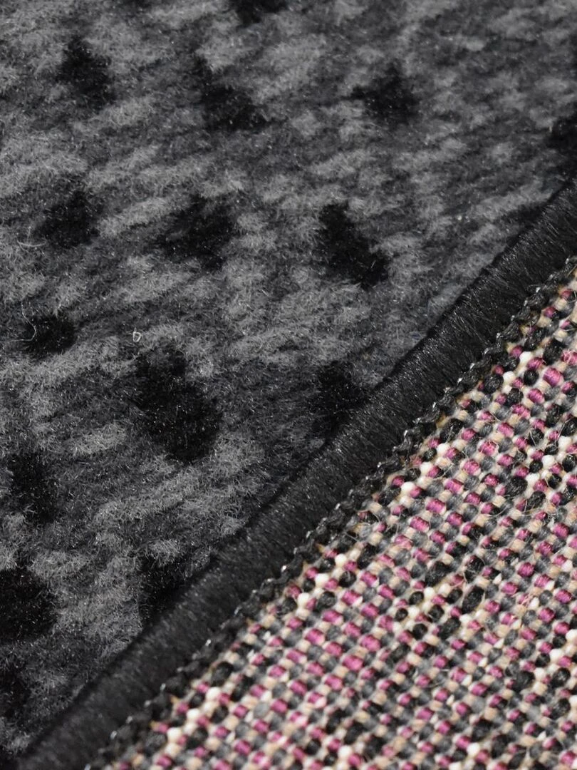 Tapis salon AF1 EMPREINTE OEKO TEX®   Noir