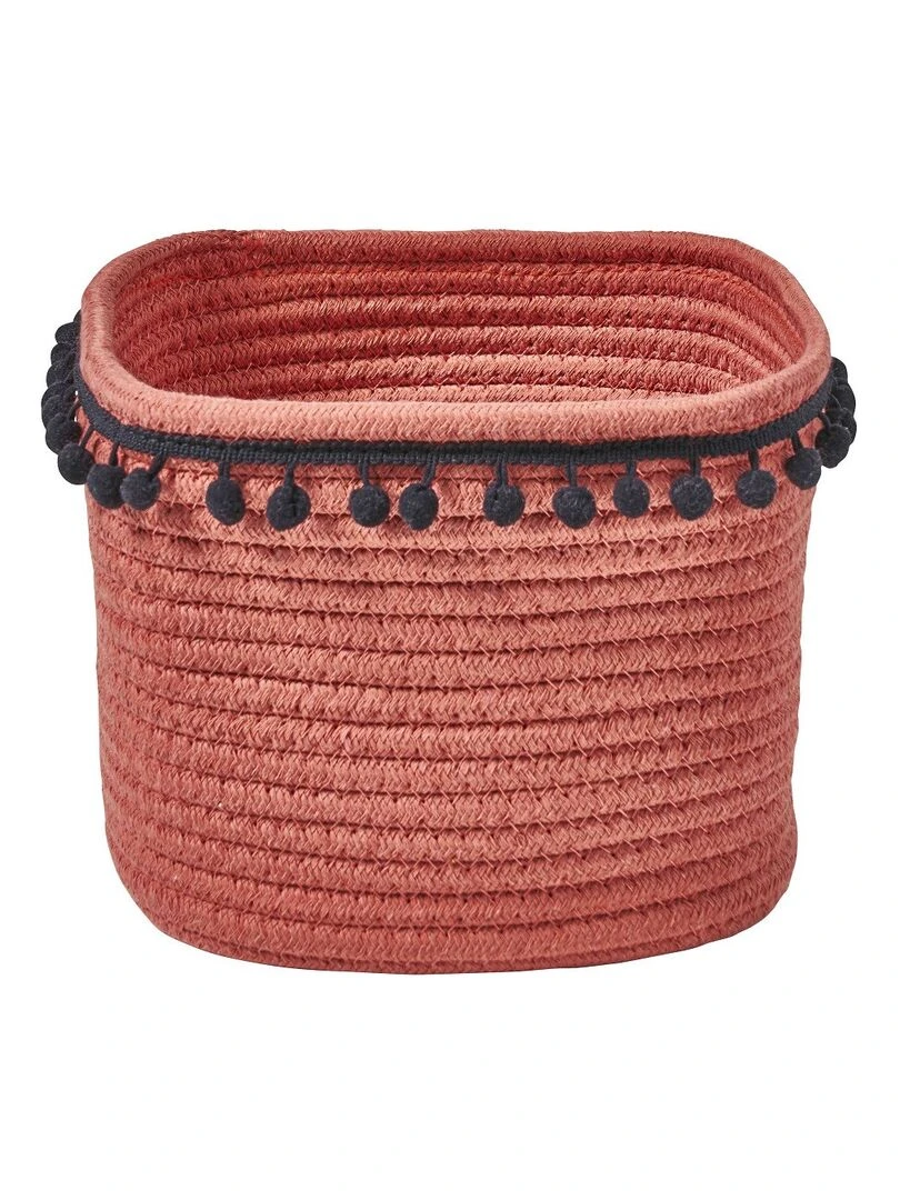 Guy Levasseur Lot de 2 paniers de rangements corde de coton Rouge