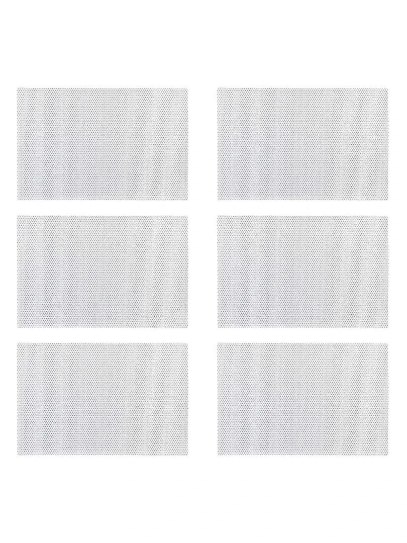 Lot de 6 sets de table Luxurious   Gris