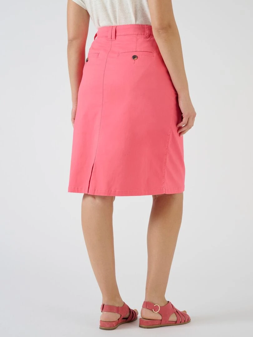 Jupe chino   Damart   Rose