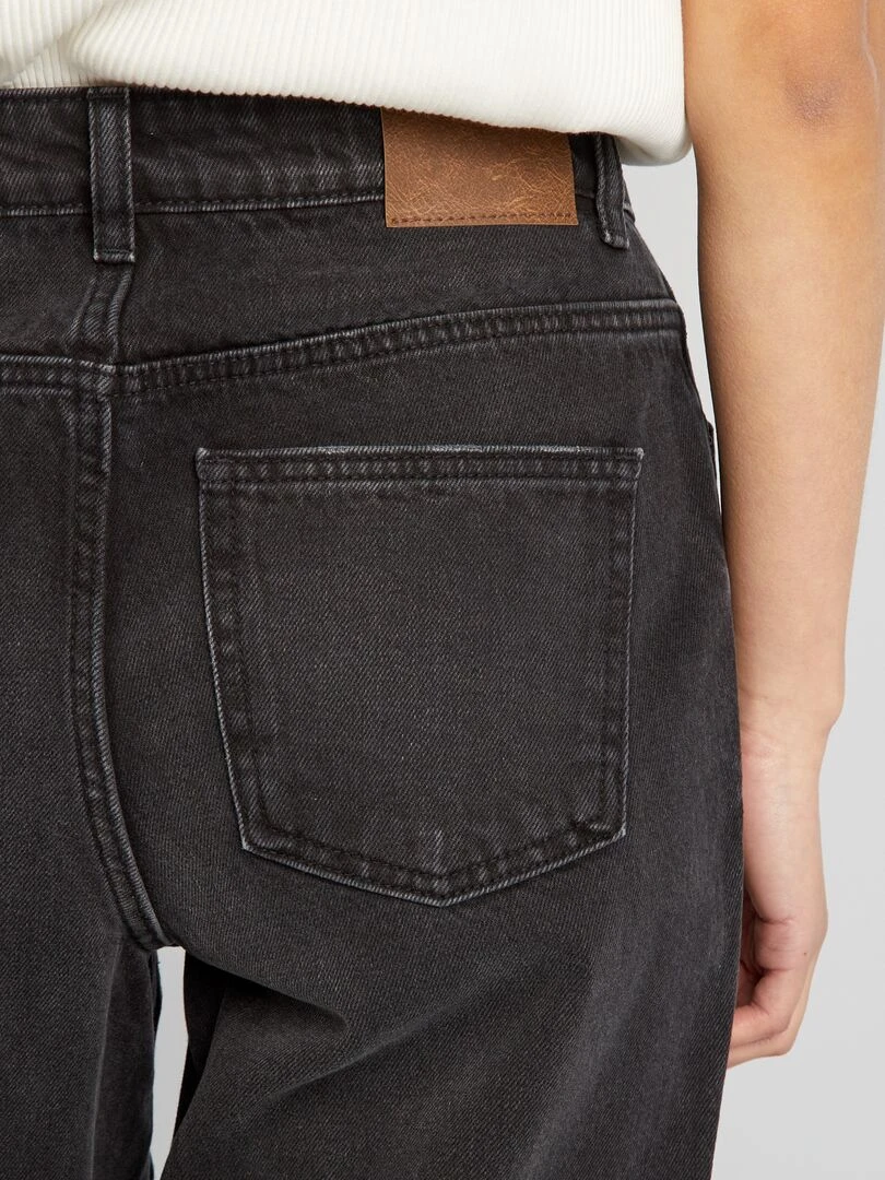 Jean straight   Gris foncé