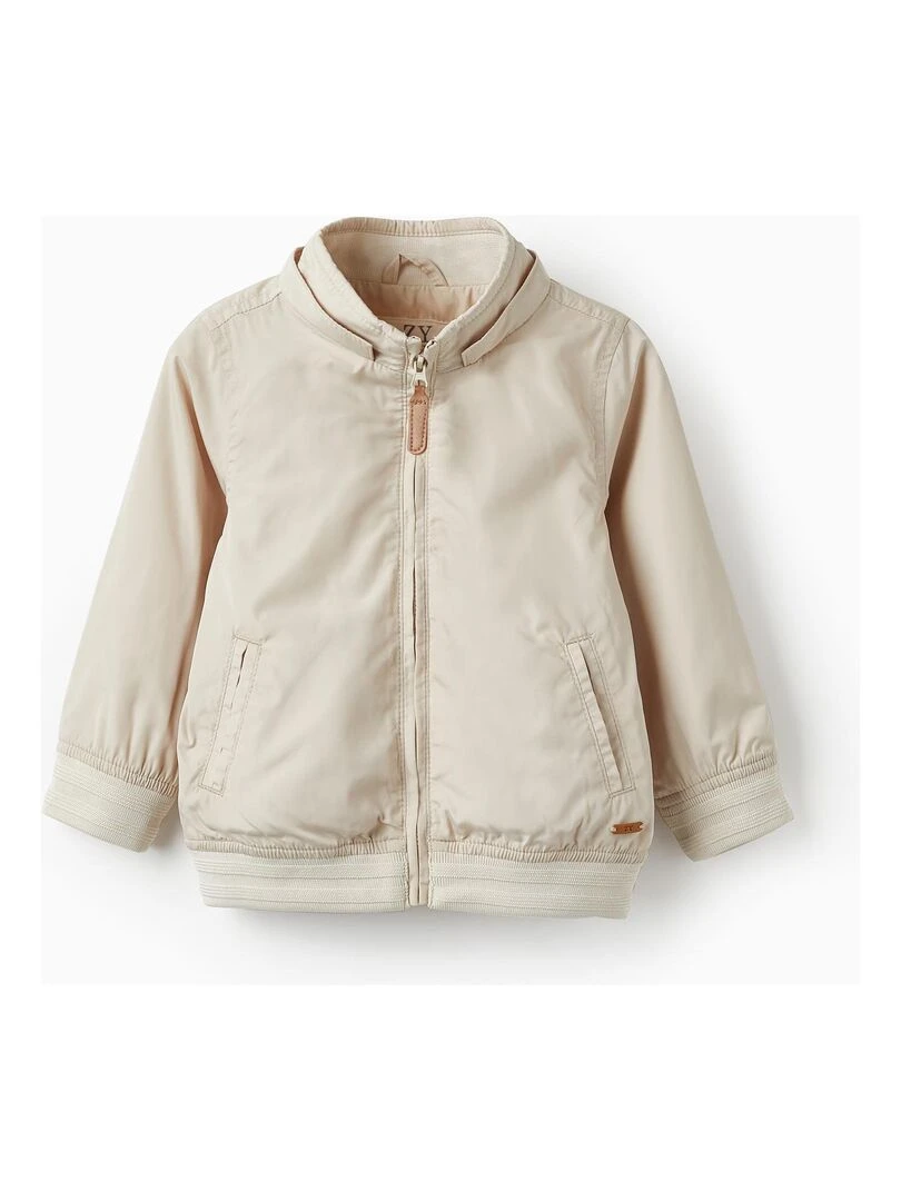 Manteau avec Capuche Amovible pour Bébé Garçon  ATLANTIC COMPANY   Beige clair