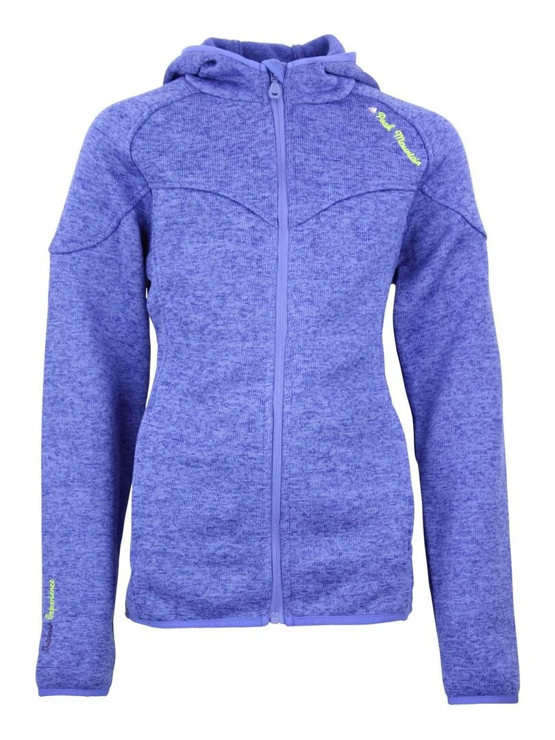 Blouson polaire fille FATORA PEAK MOUNTAIN Violet