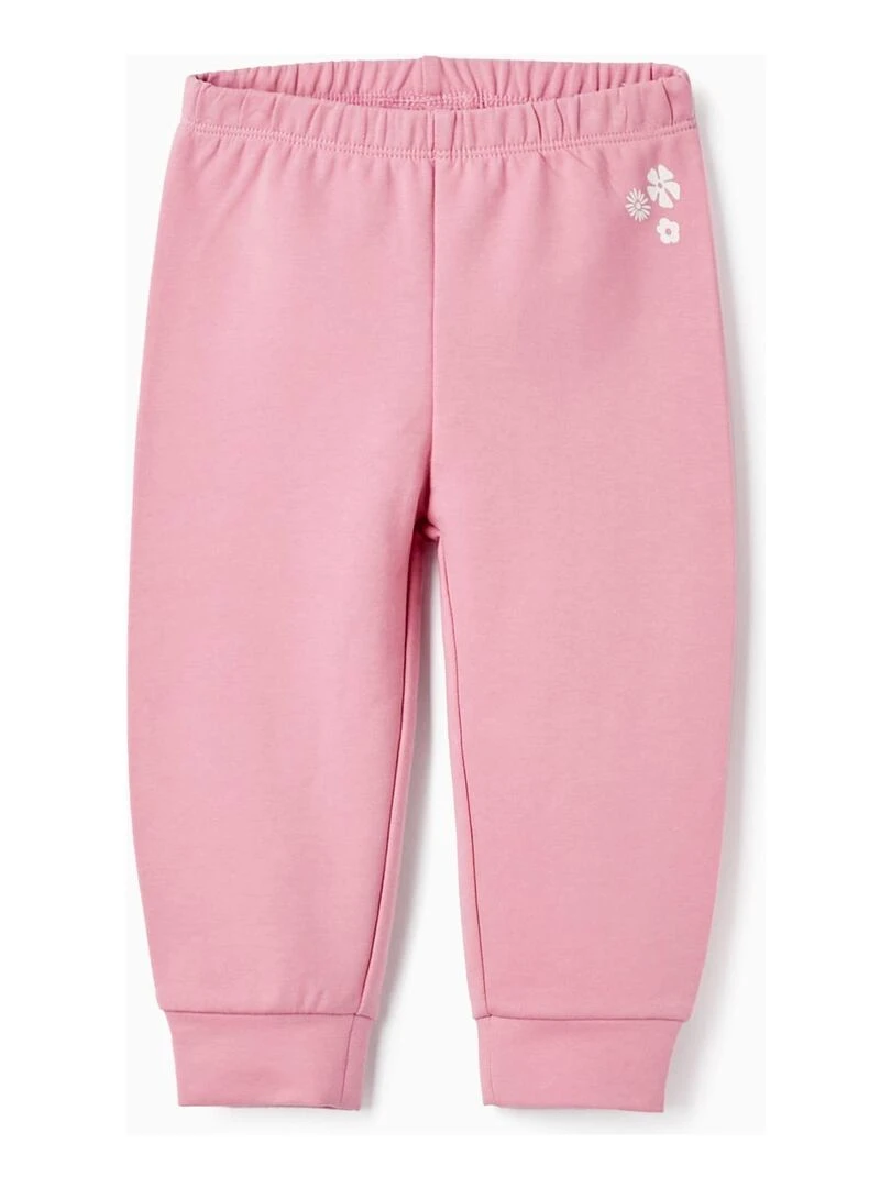 Pantalon de Sport Gratté pour Bébé Fille Rose clair