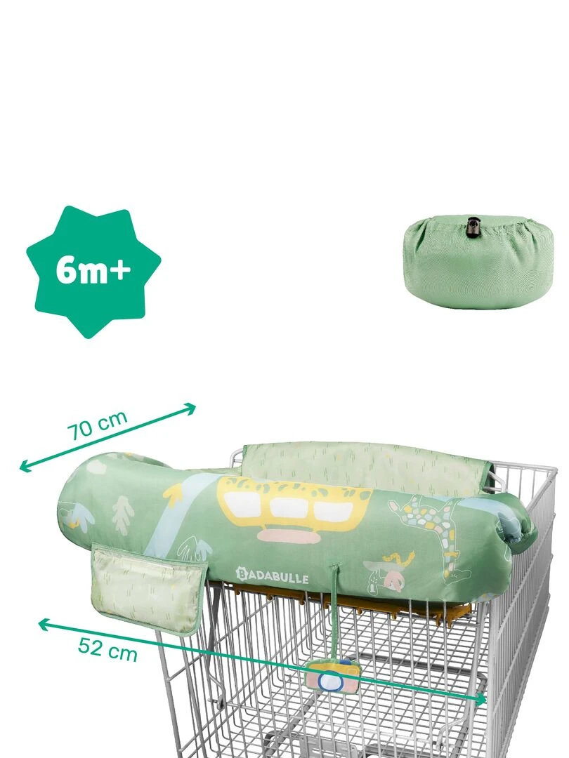 Protège siège chariot 'Badabulle'   Vert