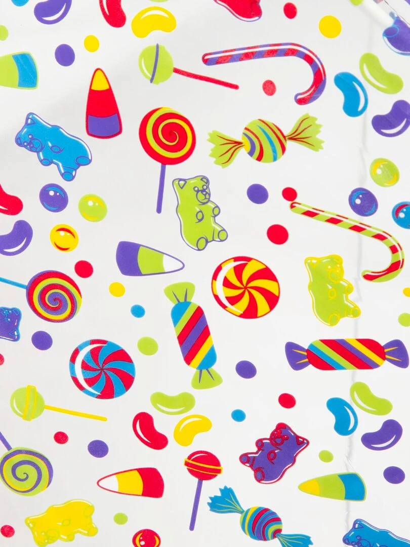 Parapluie transparent enfant PVC/Bonbon Transparent