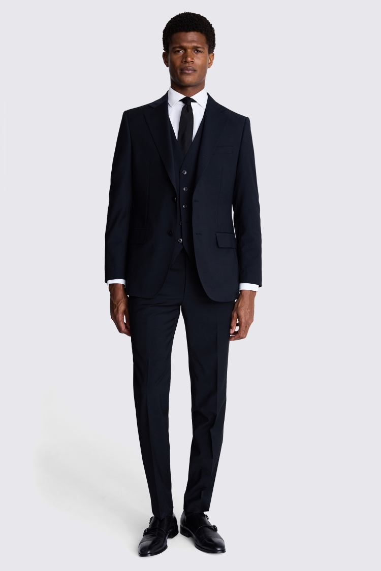 Tailored Fit Black Performance Jacket   Buy Online at Moss