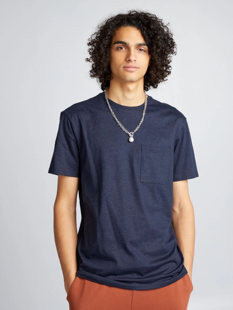 Chemise à coupe droite et à rayures   Beige/blanc