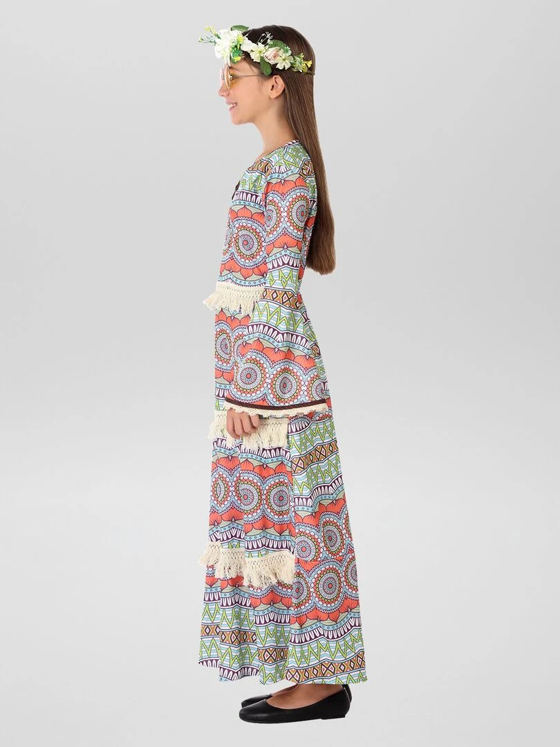 Déguisement long 'Hippie' Blanc