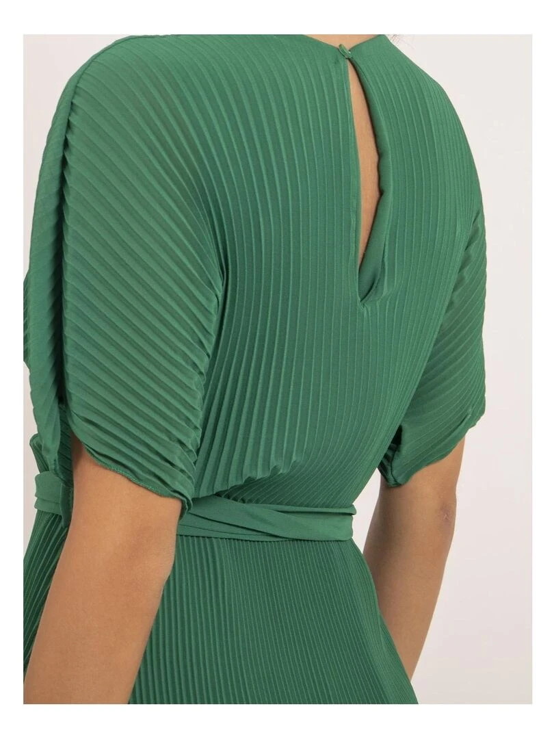 Robe courte plissée IWILD   Vert