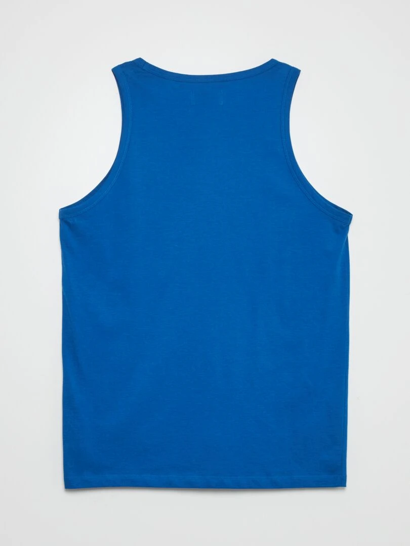 Débardeur en jersey   Bleu