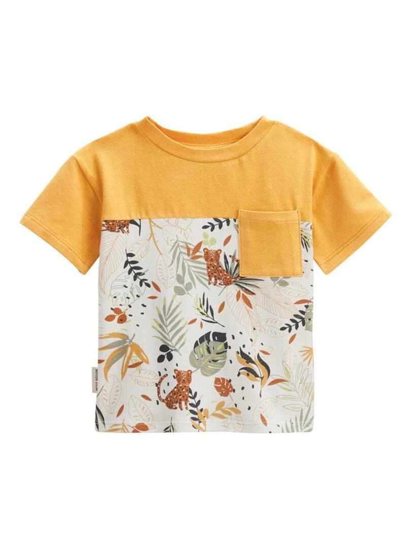 T shirt bébé Wakae Moutarde