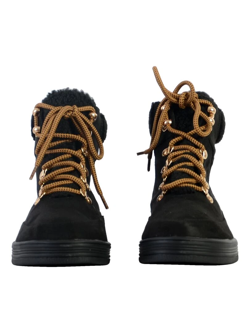Boots à Lacets The Divine Factory   Noir