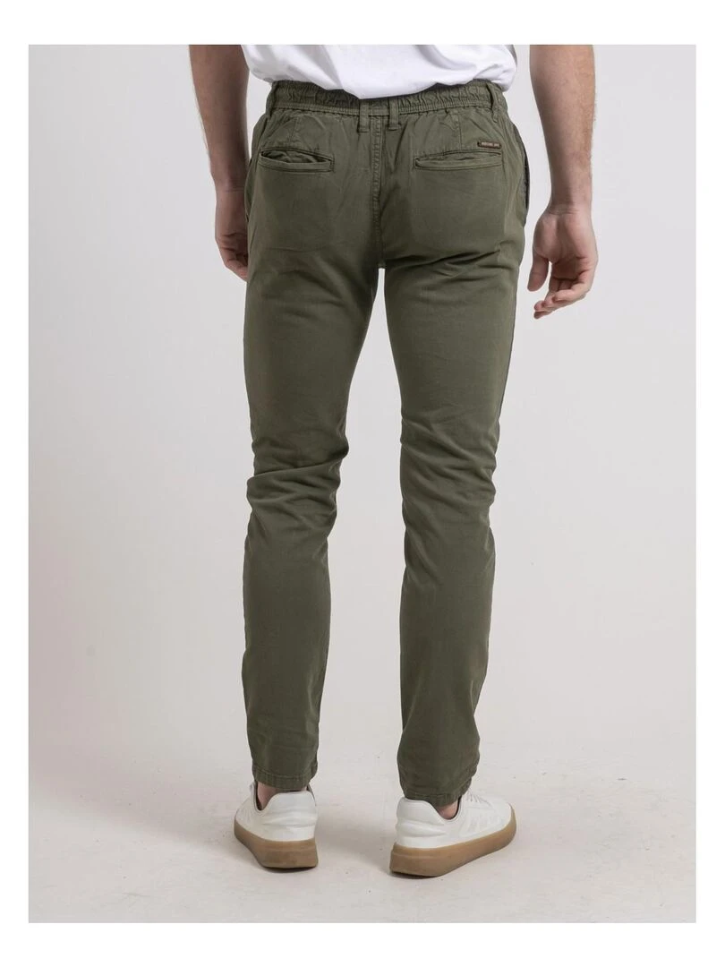 Pantalon chino CORTIN Kaki