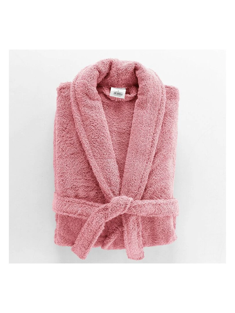 Peignoir Col Chale Tendresse bois de rose Rose