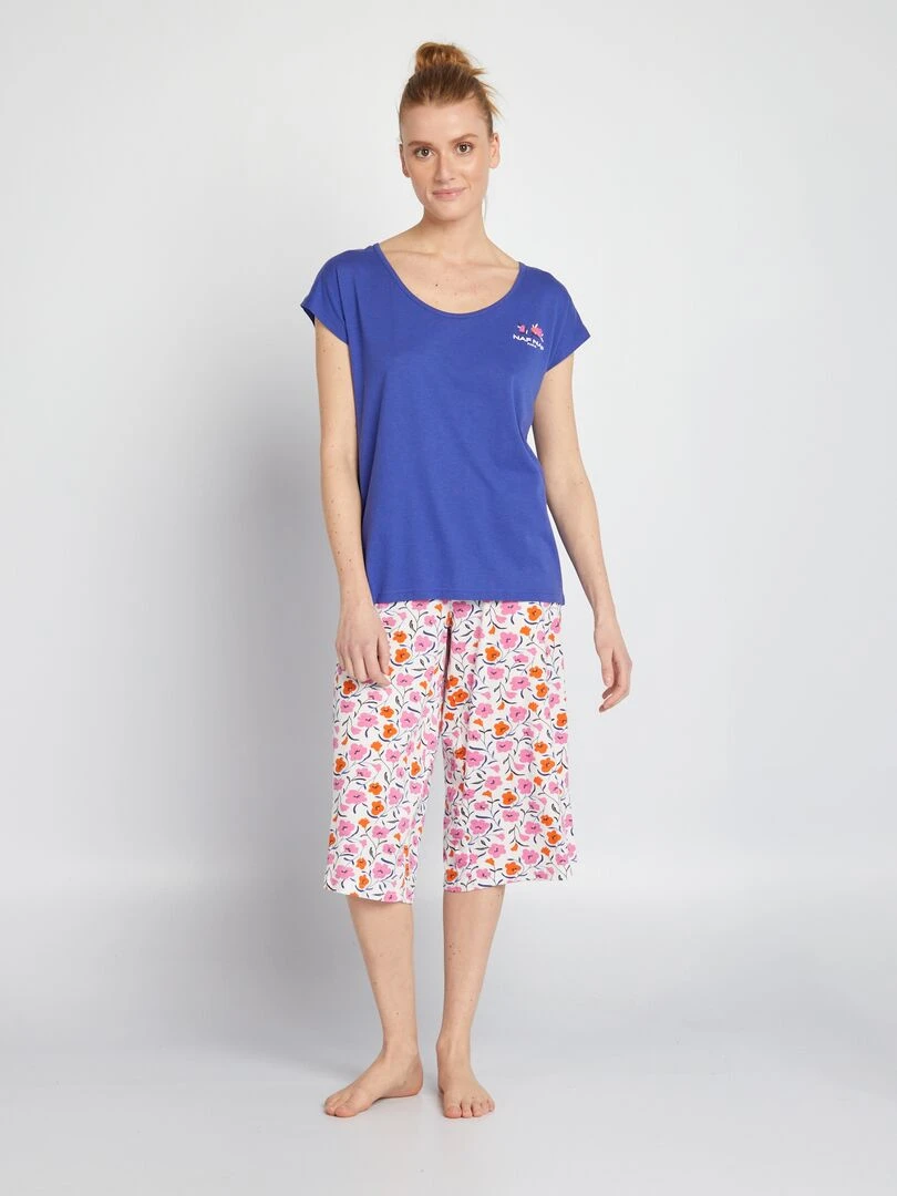 Ensemble de pyjama fantaisie 'Naf naf' 2 pièces Bleu