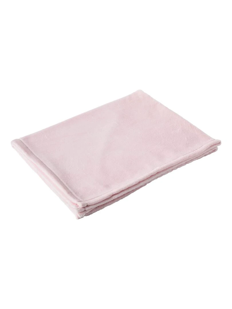 Couverture en flanelle 75x100 cm Rose Rose