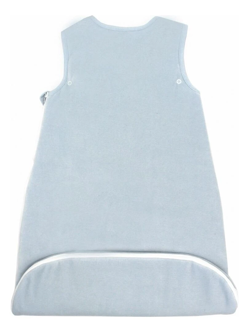 Gigoteuse évolutive 3 6 mois en Velours & Coton Bio Azur   Bleu clair