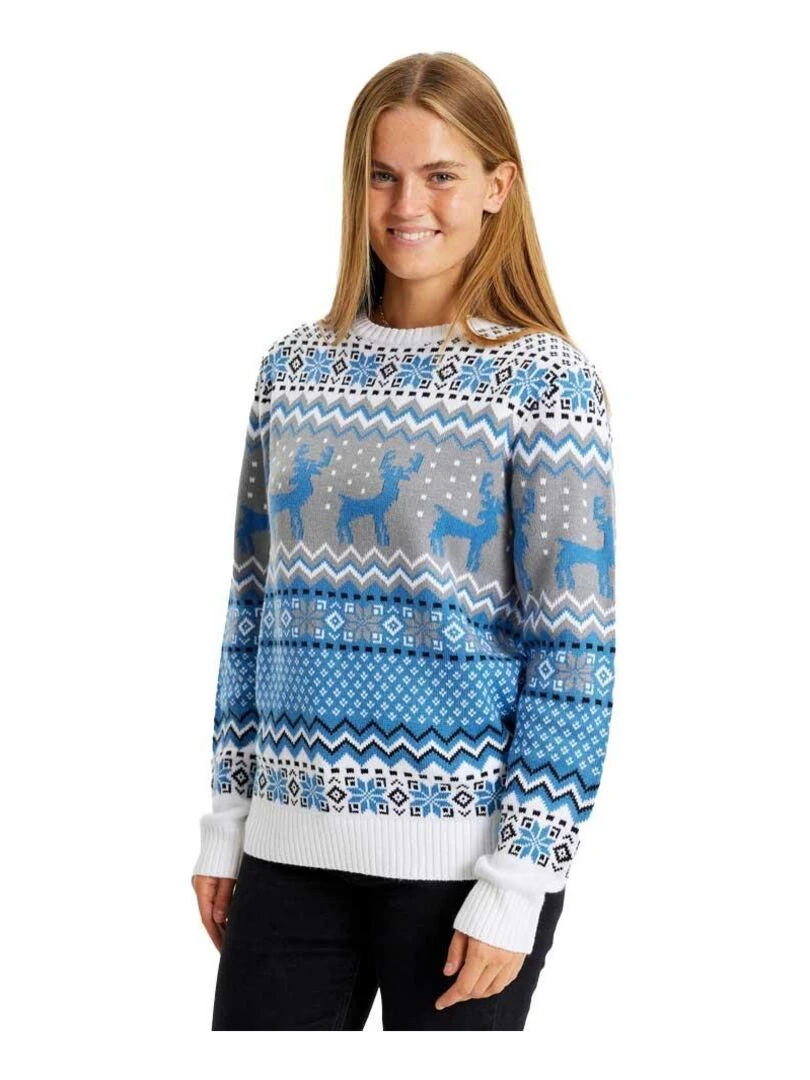 Pull de Noël 'Le Tradi" Bleu