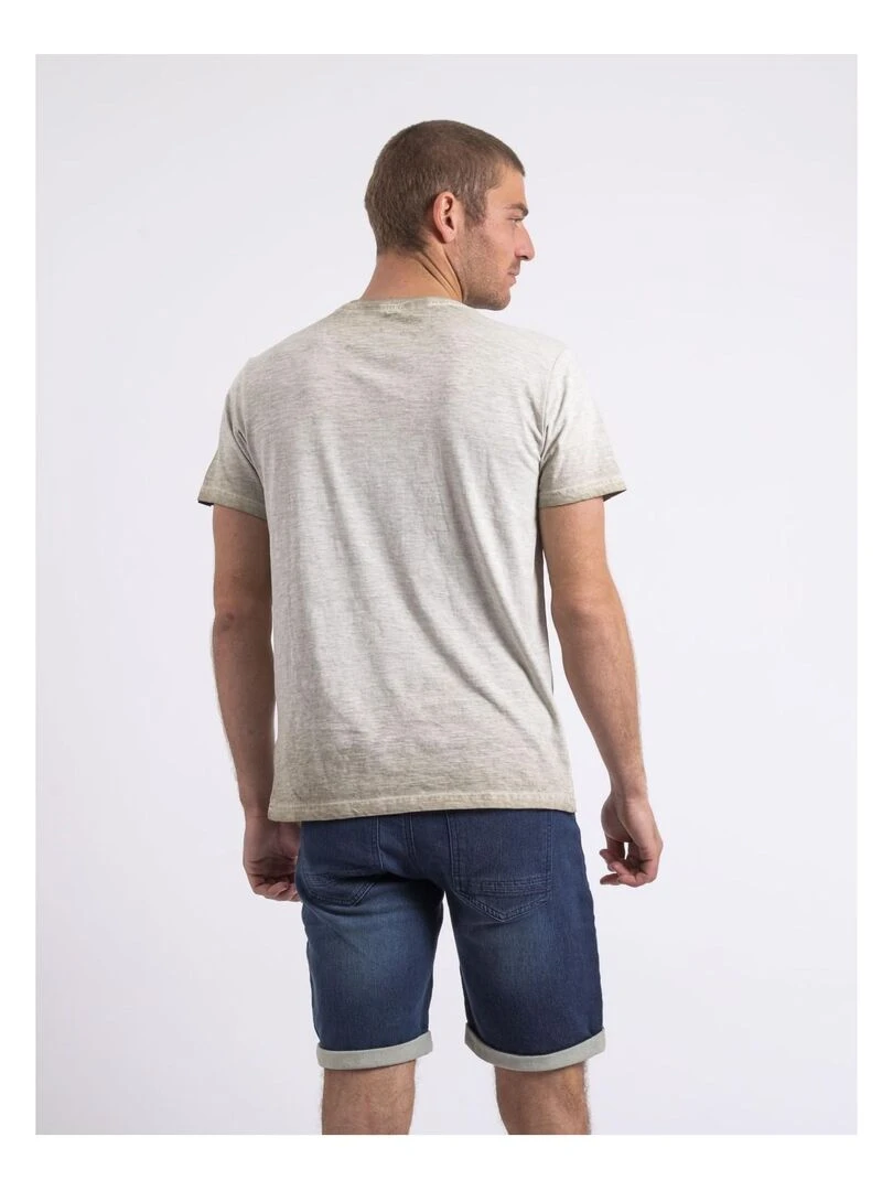 T shirt col rond NAPAROT Beige