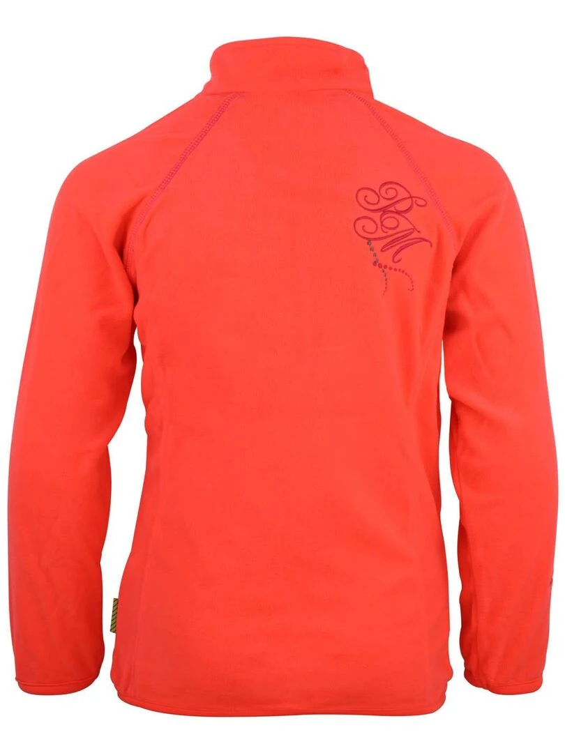 Sweat polaire fille FAFINE PEAK MOUNTAIN Orange corail